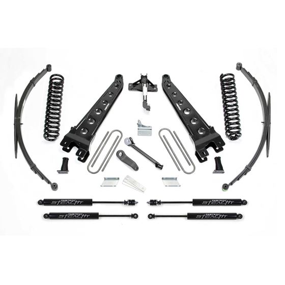 8" RAD ARM SYS W/COILS and RR LF SPRNGS and STEALTH 2008-16 FORD F250/350 4WD