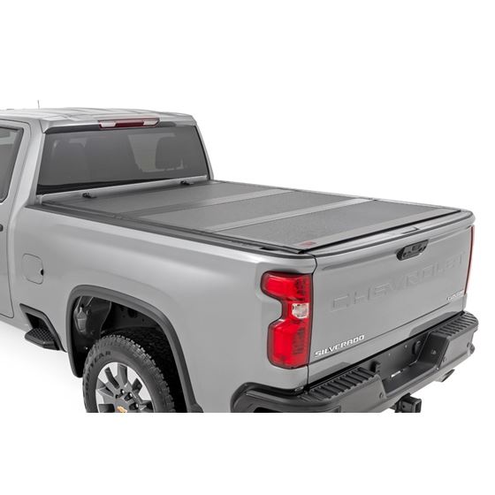 Hard Tri-Fold Flip Up Bed Cover - 6'9" Bed - Chevy/GMC 2500HD (20-24) (49120651)