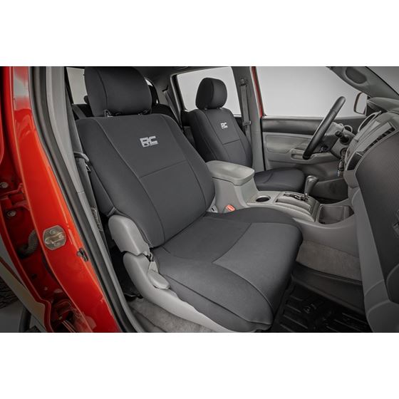 Seat Covers FR and RR Crew Cab Toyota Tacoma 2WD/4WD (2005-2015) (91052) 3