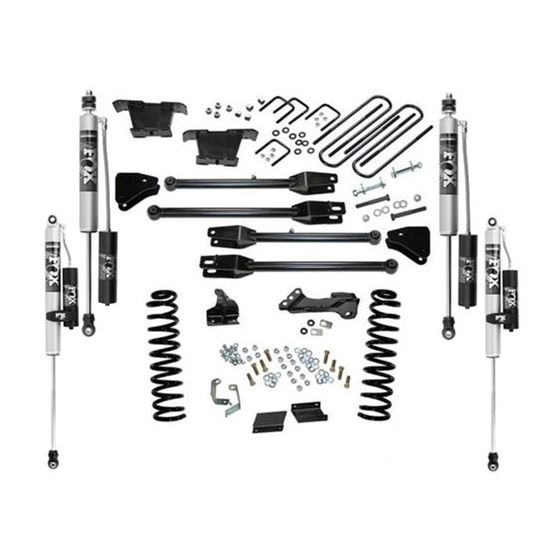 4 Inch Lift Kit with Fox 2.0 Reservoir Shocks (K236FX) 1