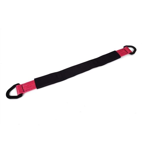 2 Inch x 30 Inch Axle Strap w DRings Red 1