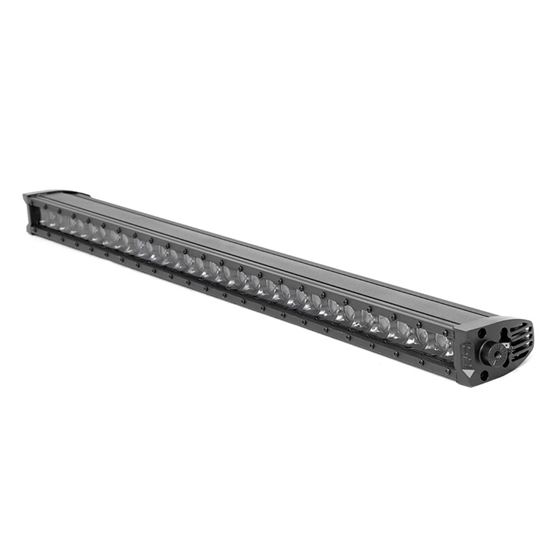 30 Inch CREE LED Light Bar Single Row Black Series wCool White DRL 1
