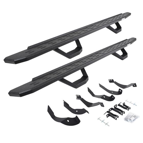 RB30 Running Boards with Mounting Brackets 2 Pairs Drop Steps Kit (6960518720T) 1