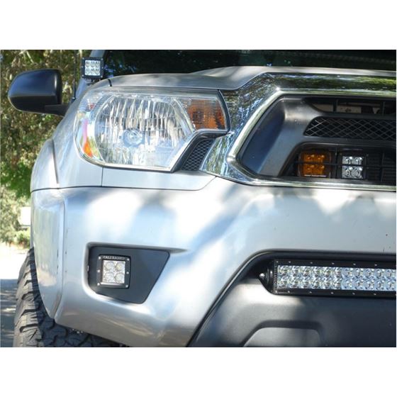 12-15 Toyota Tacoma LED Fog Light Pod Replacements Brackets Kit 3X2 18W