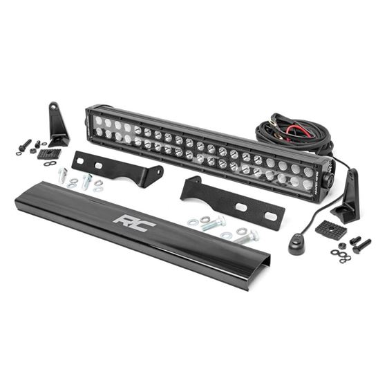 Jeep 20 Inch LED Bumper Kit Black Series 11-20 WK2 Grand Cherokee Rough Country 1