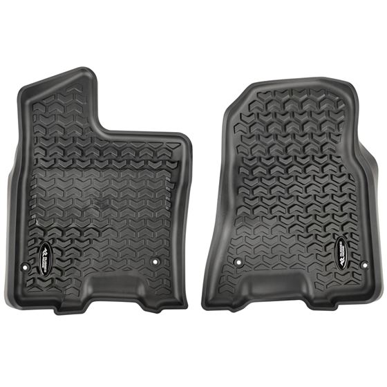 Floor Liner Set Front Pair Black; 2019 RAM 1500