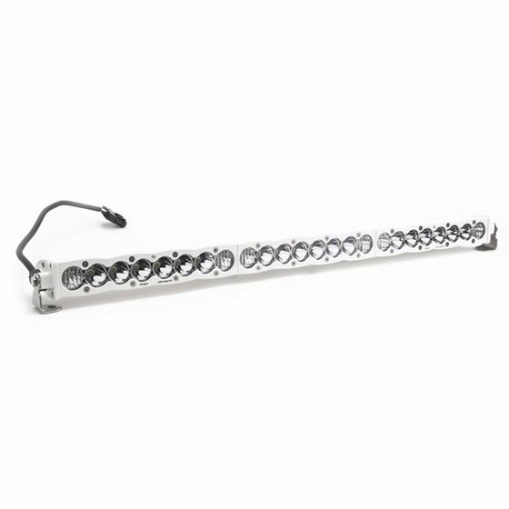 S8 White Straight LED Light Bar (30 Inch Driving/Combo Clear) (703003WT) 1