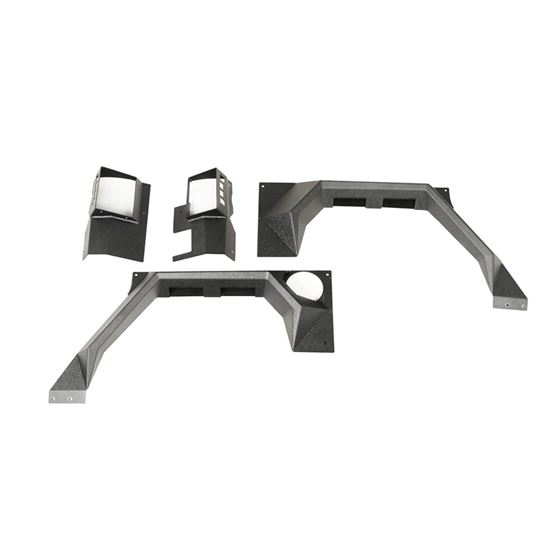 XHD Armor Fender Kit Rear Pair; 07-18 Jeep JKU 4 Door