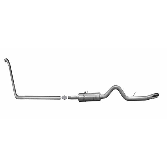 Turbo Back Single Exhaust System Stainless 1