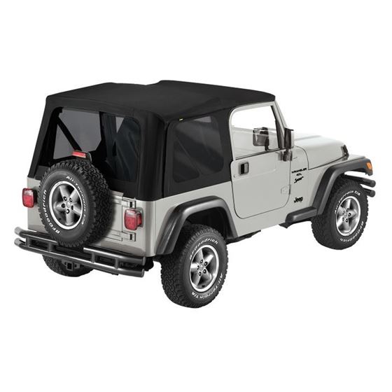 ReplaceATop Black Twill Jeep 19972006 Wrangler Except Unlimited 1