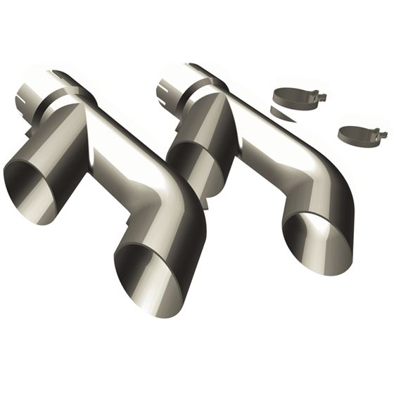 2.25in. Round Polished Exhaust Tip (35218) 1