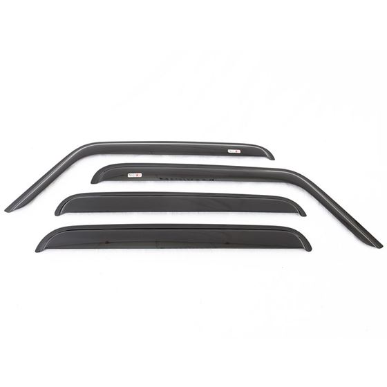 Window Rain Deflectors; 07-18 Jeep Wrangler JKU 1