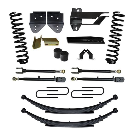 Class II Lift Kit 4 Inch Lift Includes Front Coil Springs Rear Leaf Springs Adjustable 4Links 1719 F
