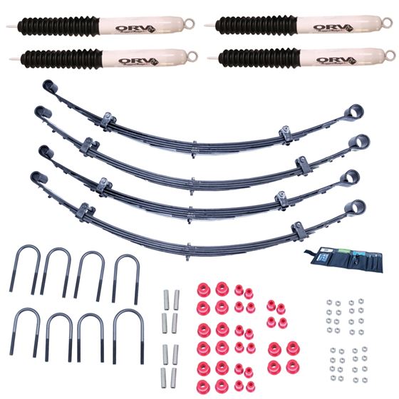 2 Inch Lift Kit with Shocks; 76-86 Jeep CJ5/CJ7/CJ8