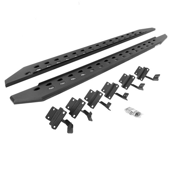 69415587SPC RB20 Slim Line Running Boards with Mounting Brackets Kit