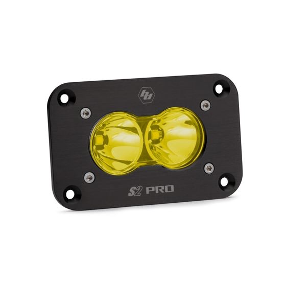 LED Work Light Flush Mount Amber Lens Spot Pattern S2 Pro 1