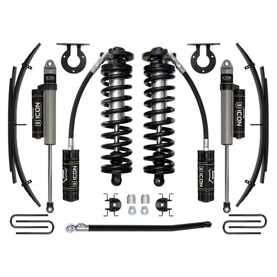 11-16 Ford F250/F350 2.5-3" Lift Stage 3 Coilover System w/ Leaf Springs (K63193) 1