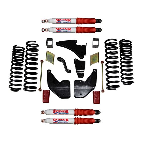 Suspension Lift Kit wShock 6 Inch Lift 1419 Ram 2500 Incl Front And Rear Coil Springs Skyjacker 1