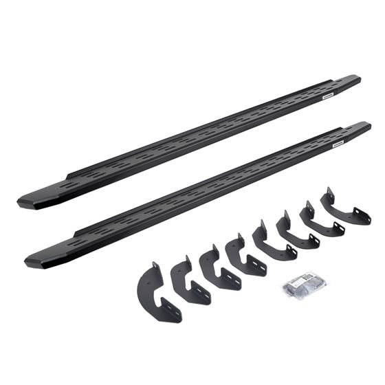 RB30 Running Boards with Mounting Bracket Kit - Crew Max Only (69641687PC) 1