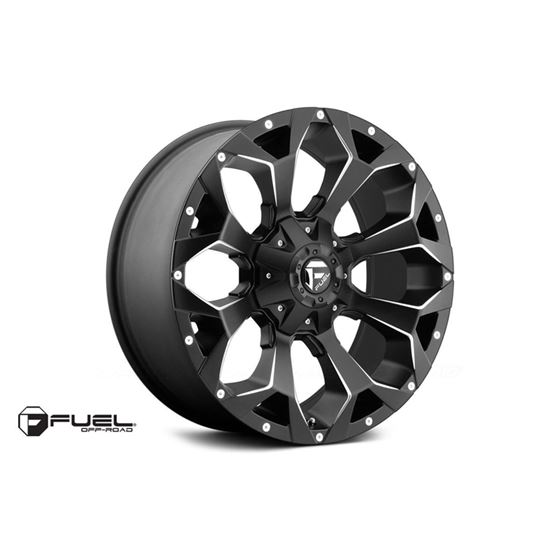 Fuel Assault One-Piece Gloss-Black Wheel - 17x9 - 5x4.5/5x5 -12mm (D57617902645) 1