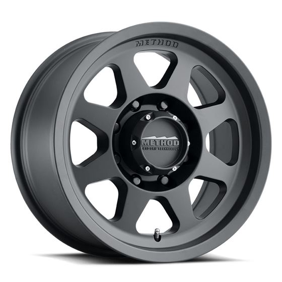 MR701 17x8.5 0mm Offset 8x6.5 130.81mm Centerbore Matte Black 1