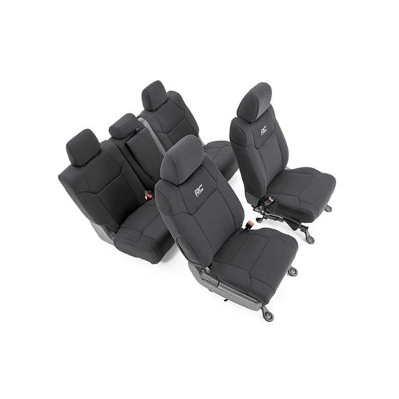 Toyota Neoprene Front and Rear Seat Covers 1420 Tundra Crew Cab 1