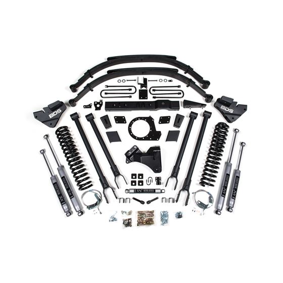 8 Inch Lift Kit - 4-Link Conversion - Ford F250/F350 Super Duty (17-19) 4WD - Diesel (1541H)