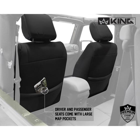 Neoprene Seat Covers Black  JK 2 Door 3