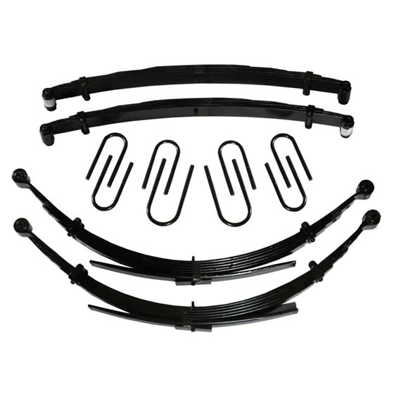 ChevyGMC Lift Kit 4 Inch Lift 7387 Suburban For Use w52 Inch Rear Springs Includes FrontRear Leaf Sp