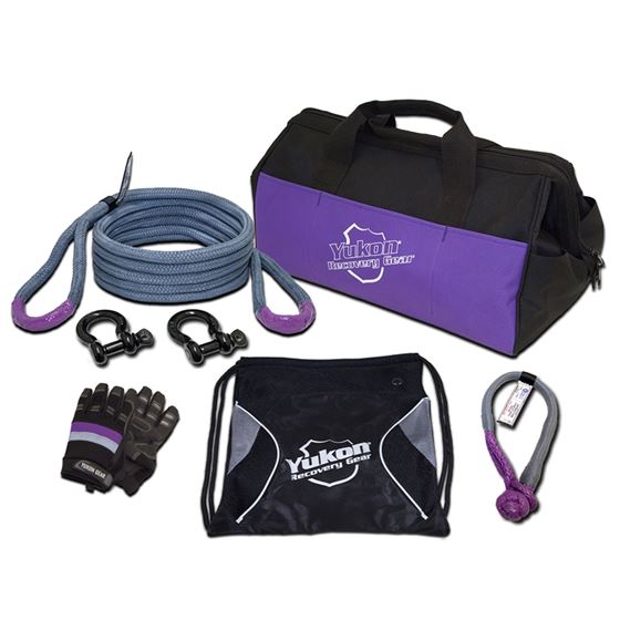 Yukon Recovery Gear Kit With 3/4 Inch Kinetic Rope Yukon Gear and Axle