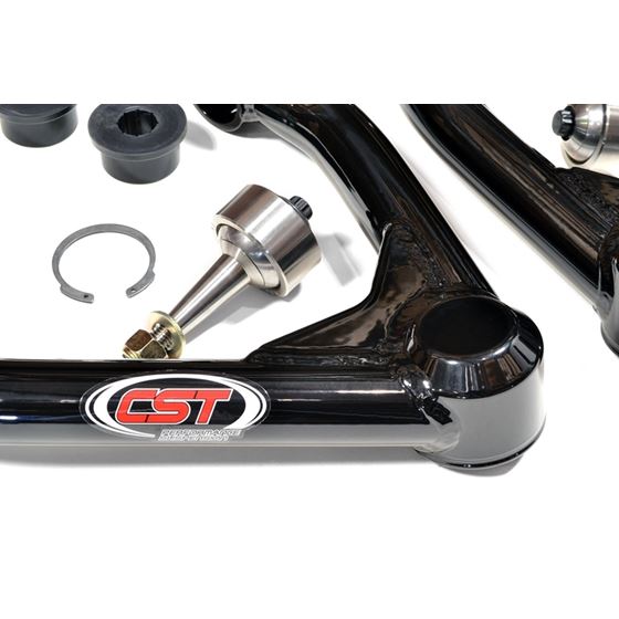 14 18 GM 1500 2WD 4WD Uniball Upper Control Arms w 17 4 Stainless Steel Pin Stamped Steel 3