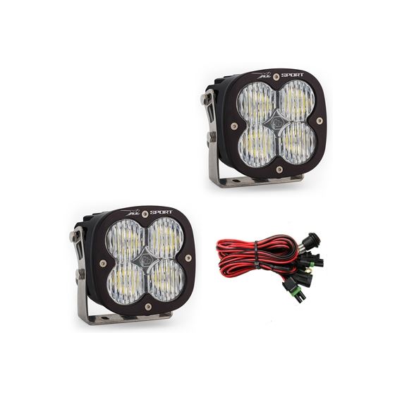 LED Light Pods Wide Cornering Pattern Pair XL Sport Series 1