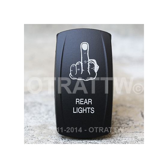 Switch Rocker Rear Lights using middle finger graphic (860565) 1