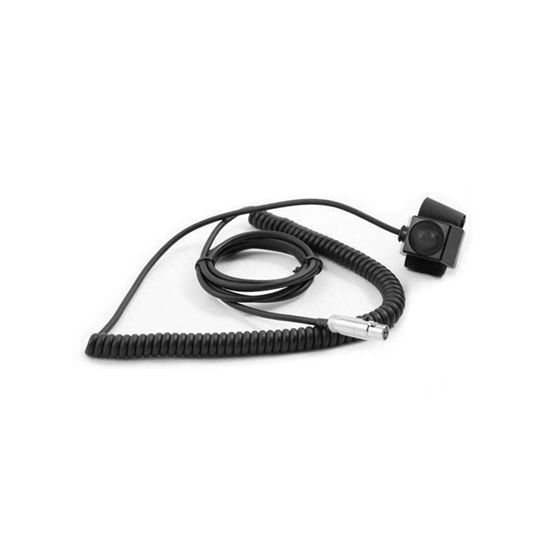 Velcro Mount Steering Wheel Push to Talk (PTT) with Coil Cord for Intercoms 1