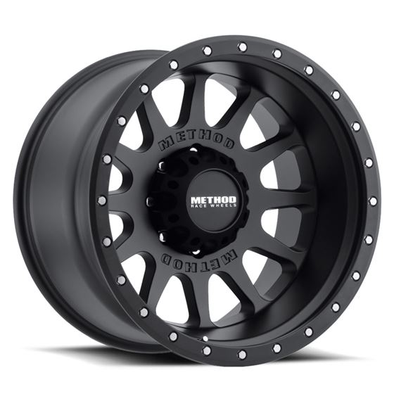 MR605 NV 20 x 12 -52mm Offset 8x170 124.9mm Centerbore Matte Black 1