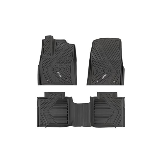 Flex-Fit Floor Mats FR and RR CrewMax Toyota Tundra 2WD/4WD (2022-2024) (FF-71780) 1