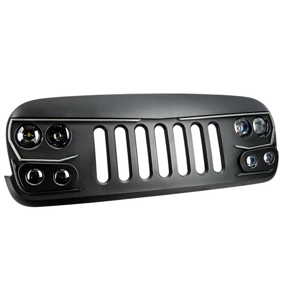 5817-504 - VECTOR Series Full LED Grill- Jeep Wrangler JK (5817-PRO) 1