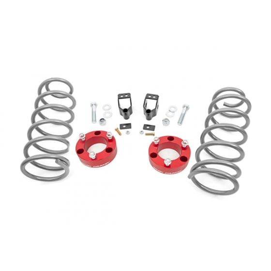 3 Inch Toyota Series II Suspension Lift Kit 03-09 4Runner 4WD w/X-REAS Red Rough Country 1
