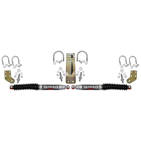 9000 Dual Stabilizer Kit With Silver Cylinders and Black Boots (9253) 1