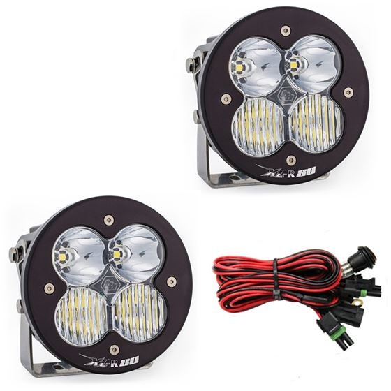 LED Light Pods Driving Combo Pattern Pair XL R 80 Series 1