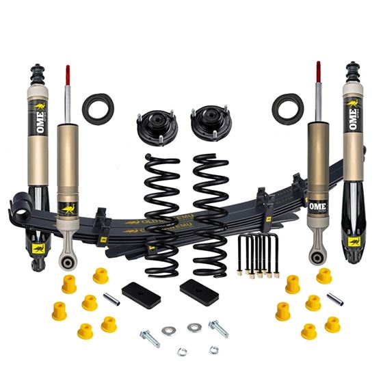 MT64 Standard Suspension Kit with Front and Rear MT64 Shocks and Struts Front Coil Springs Rear Leaf