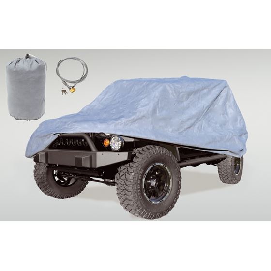 Full Car Cover Kit; 55-06 Jeep CJ/Wrangler YJ/TJ