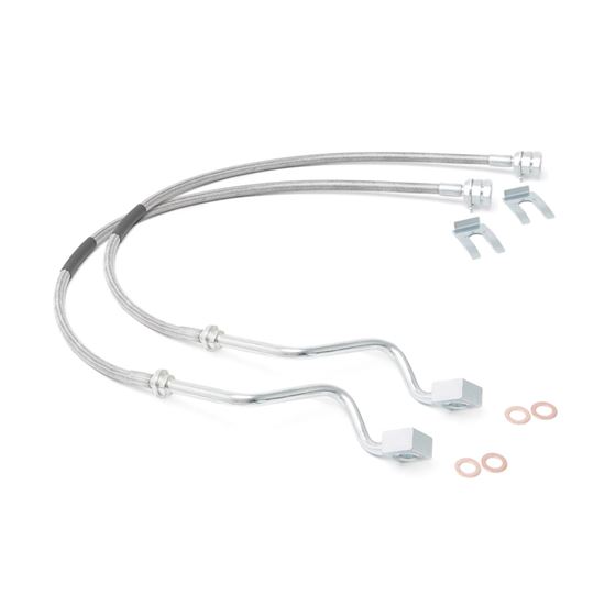 Brake Lines Stainless FR 4-8 Inch Lift Ford F-250/F-350 Super Duty (99-04) (89705) 1