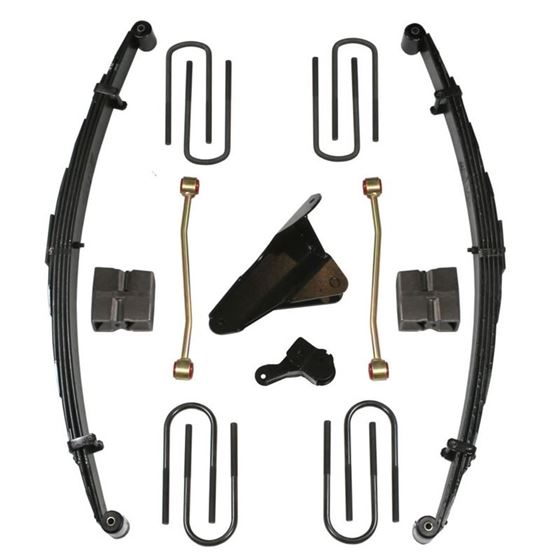 Lift Kit 6 Inch Lift 99 Ford F250F350 Super Duty Includes Front Leaf Springs Track Bar Brackets Fron