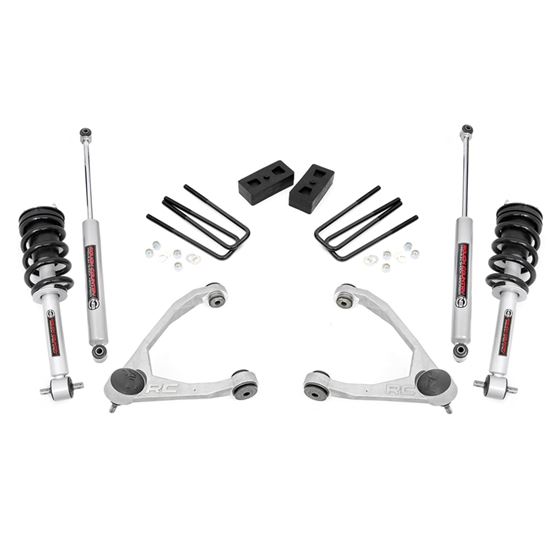 3.5 Inch Lift Kit Cast Steel N3 Strut Chevy/GMC 1500 (14-16) (198.23) 1