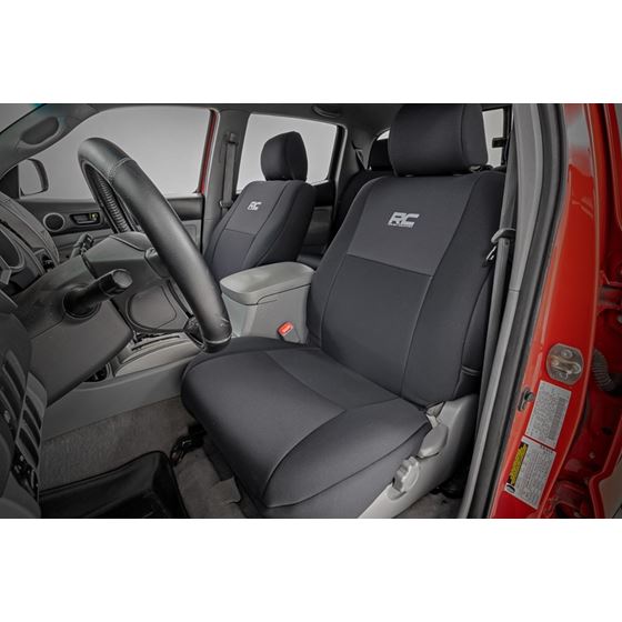 Seat covers - FR and RR - Crew Cab - Toyota Tacoma 2WD/4WD (05-15) (91052) 1