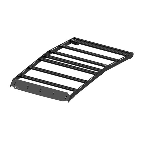 Polaris RZR XP 1000/900 4 Seat Full Roof Rack Cutout for 30 Inch Light Bar Red Texture 3