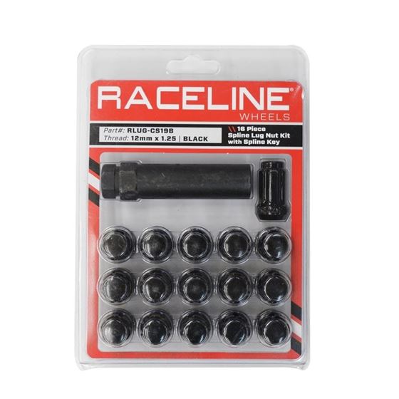 16pk 12x1.25 Spline Blk Cs Pack