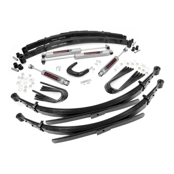 6 Inch Suspension Lift System 52 Inch Rear Springs 73-76 C10/K10 73-76 K5 Blazer Rough Country 1