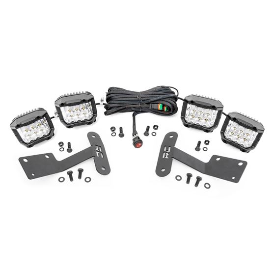 3inch LED Lower Windshield Ditch Kit 1